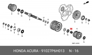 Деталь 91027P6H013 HONDA