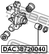 Подшипник ступицы колеса DAC38720040 FEBEST