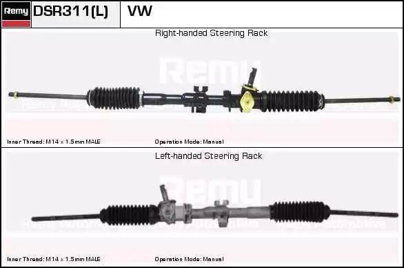 Рулевой механизм DSR311L DELCO REMY