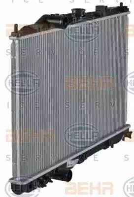 Радиатор, охлаждение двигател 8MK376726611 HELLA