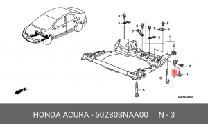 Деталь 50280SNAA00 HONDA