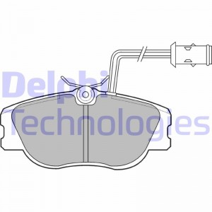 Комплект тормозных колодок, диско LP598 DELPHI