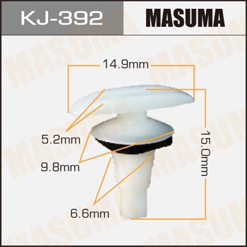 Клипса крепежная KJ392 MASUMA