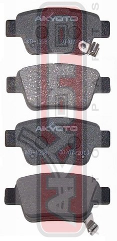 Колодки тормозные дисковые AKD-1258 AKYOTO