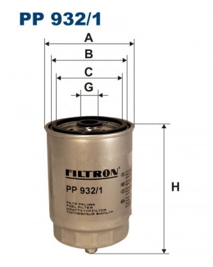 Фильтр топливный PP9321 FILTRON