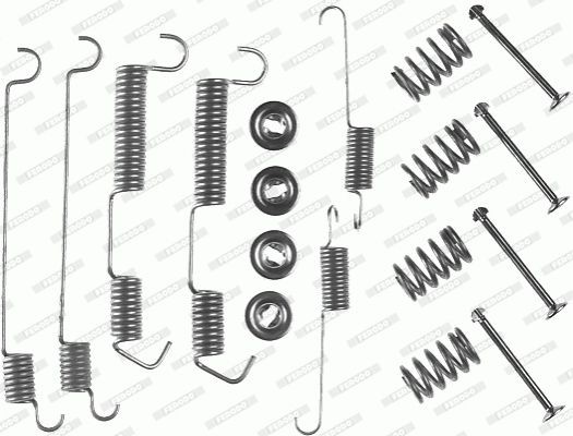 Комплектующие, тормозная колодка FBA124 FERODO