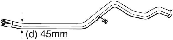 Выпускной трубопровод 889-503 BOSAL