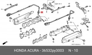 Лямбда-зонд 36532PY3003 HONDA