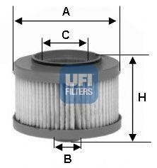 Топливный фильтр 26.013.00 UFI