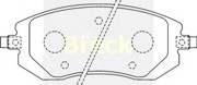 Комплект тормозных колодок, диско 2386500C BRECK