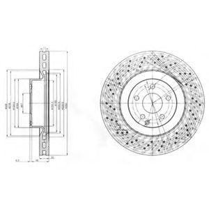 Диск тормозной BG9057 DELPHI
