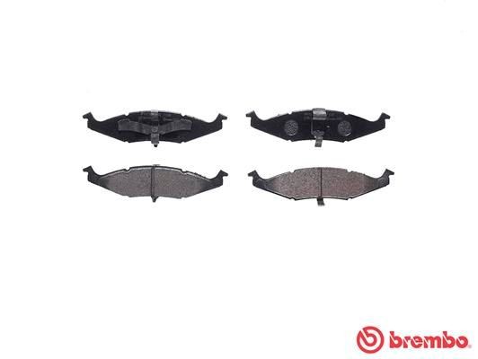 Комплект тормозных колодок, диско P11009 BREMBO