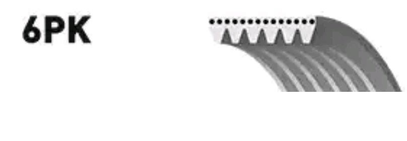 Поликлиновой ремень 6-PK-1360 GATES