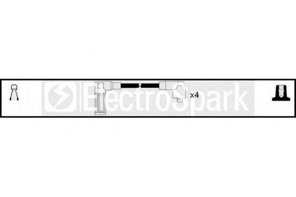 Ккомплект проводов зажигания OEK133 STANDARD