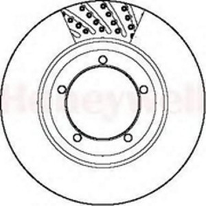 Тормозной диск 561800B BENDIX JURID