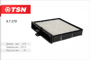 Фильтр салона 9.7.279 TSN