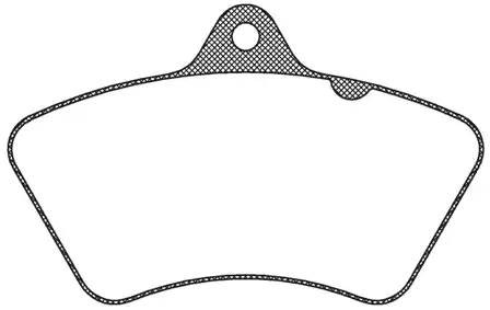 Комплект тормозных колодок, диско JSX282600 ROADHOUSE