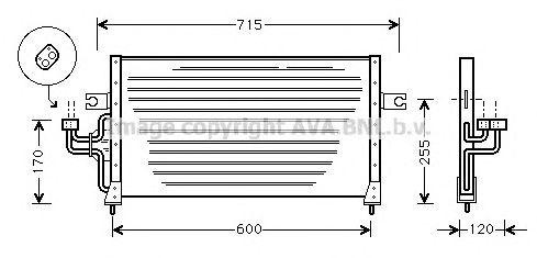 Конденсатор, кондиционер HY5041 AVA