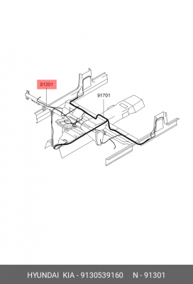 Жгут проводов 9130539160 HYUNDAI KIA