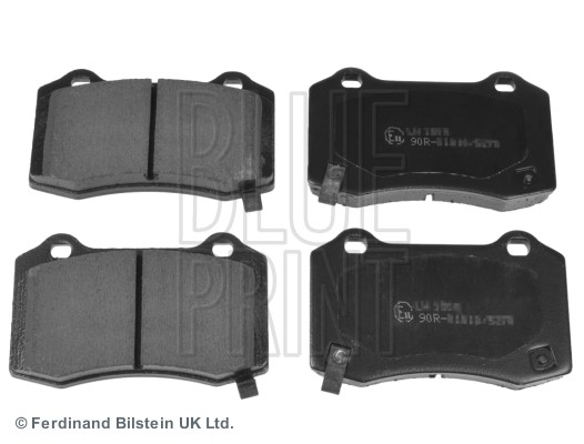 Комплект тормозных колодок, диско ADA104206 BLUE PRINT
