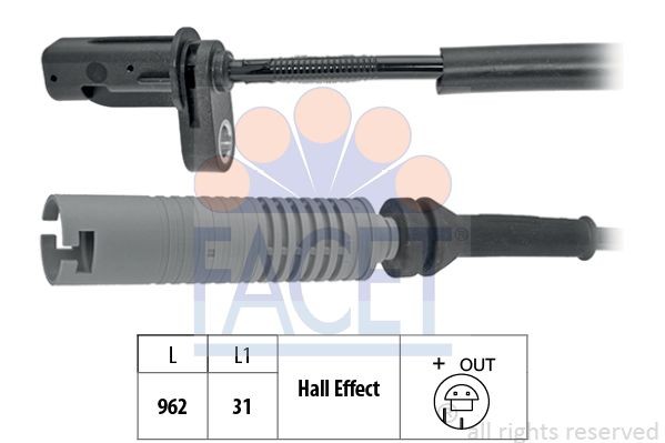 Бегунок распределителя зажигани 3.7626 FACET