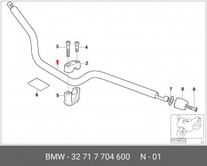 Колесо рулевое 32 71 7 704 600 BMW