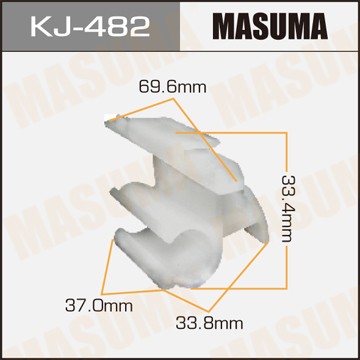 Клипса крепежная KJ482 MASUMA