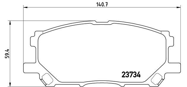 Комплект тормозных колодок, диско P83067 BREMBO