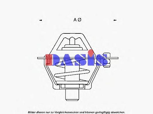 Термостат, охлаждающая жидкость 750408N AKS DASIS