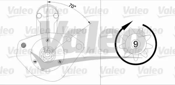 Стартер 455744 VALEO PHC