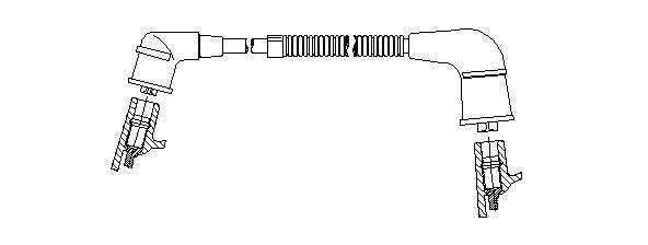 Провод зажигания 389E55 BREMI