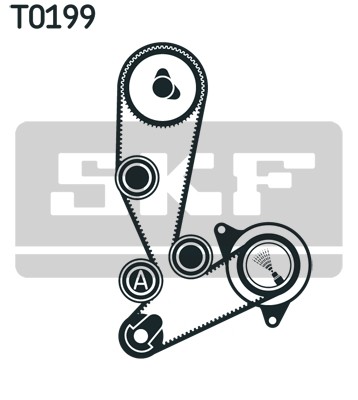 Комплект ремня ГРМ VKMA02390 SKF