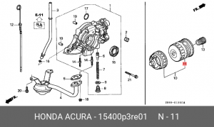 Деталь 15400P3RE01 HONDA