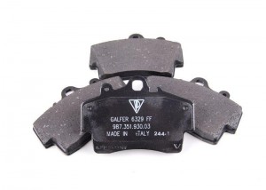 Комплект тормозных колодок, диско 98735193903 PORSCHE