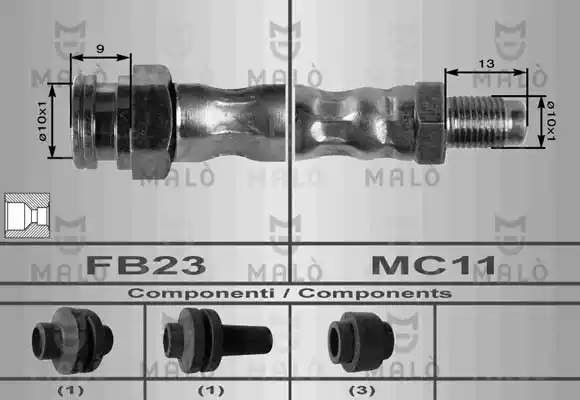 Тормозной шланг 8901 MALO