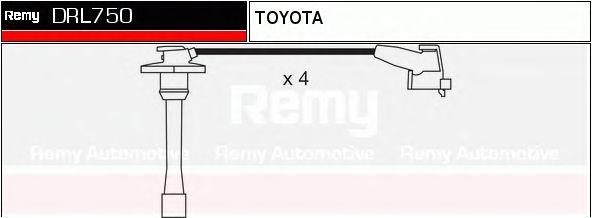 Ккомплект проводов зажигания DRL750 DELCO REMY