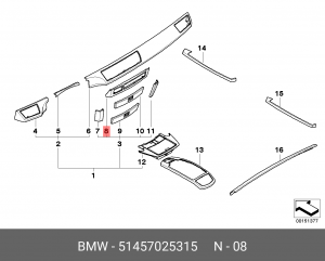 Деталь 51 45 7 025 315 BMW