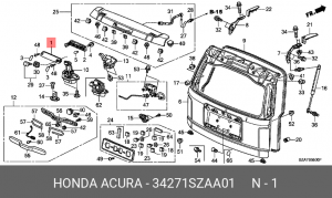 Деталь 34271SZAA01 HONDA