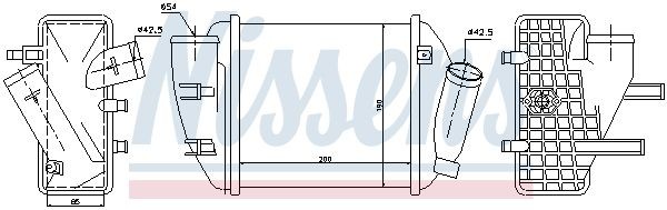 Интеркулер 96708 NISSENS