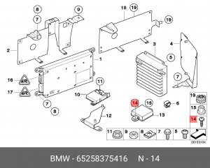 Деталь 65 25 8 375 416 BMW