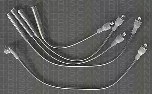 Ккомплект проводов зажигания 88607141 TRISCAN