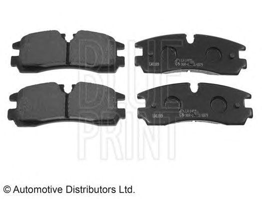 Комплект тормозных колодок, диско ADA104258 BLUE PRINT