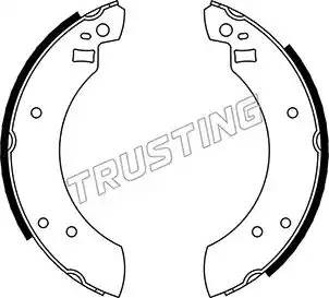 Комплект тормозных колодок 040.097 TRUSTING