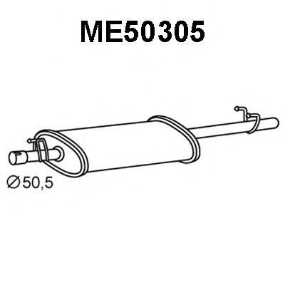 Глушитель выхлопных газов конечный ME50305 VENEPORTE