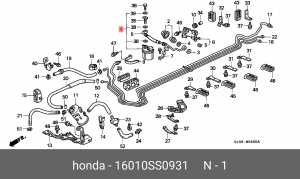 Топливный фильтр 16010SS0931 HONDA
