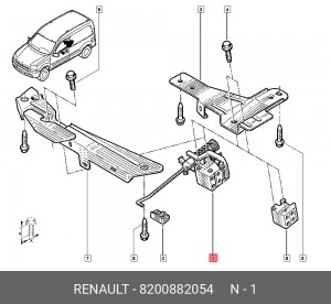 Регулятор тормозных сил 8200882054 RENAULT