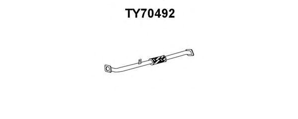 Выпускной трубопровод TY70492 VENEPORTE