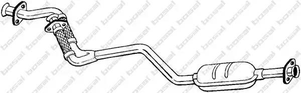 Предглушитель выхлопных газов 285-173 BOSAL