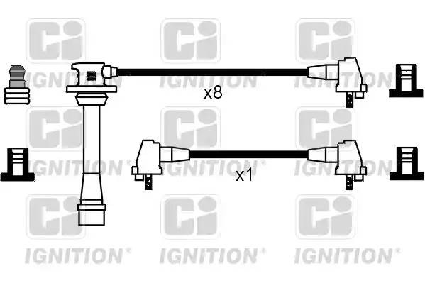 Ккомплект проводов зажигания XC630 QUINTON HAZELL