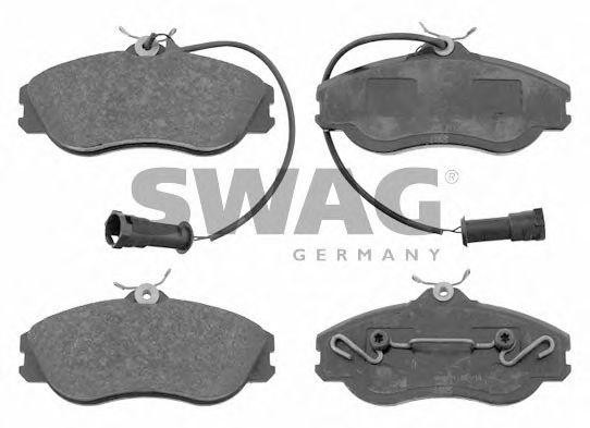 Комплект тормозных колодок, диско 30 91 6062 SWAG